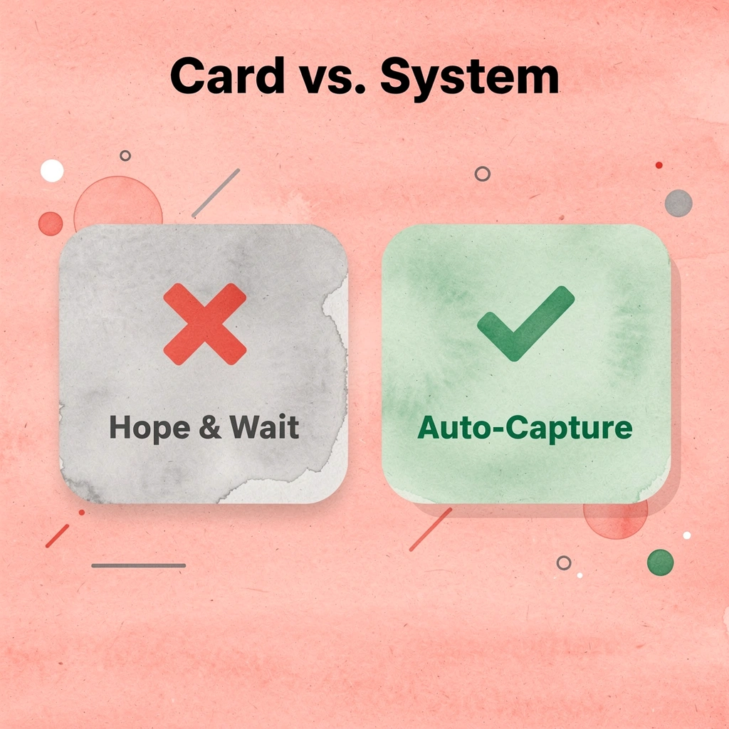 Before and after showing traditional business card friction versus Mobilo's automated contact capture