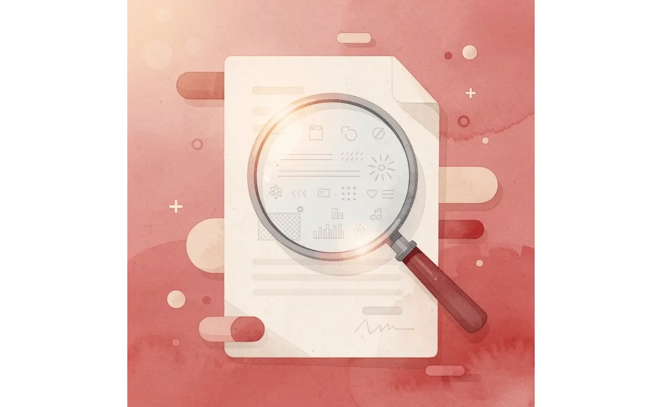 Scene of a magnifying glass examining a CRM record, highlighting data capture failures at the source