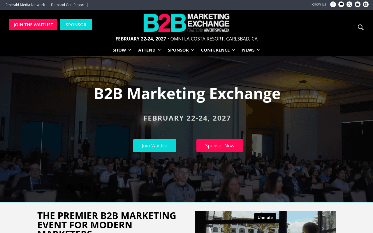 conference lead generation - b2b sales marketing exchange