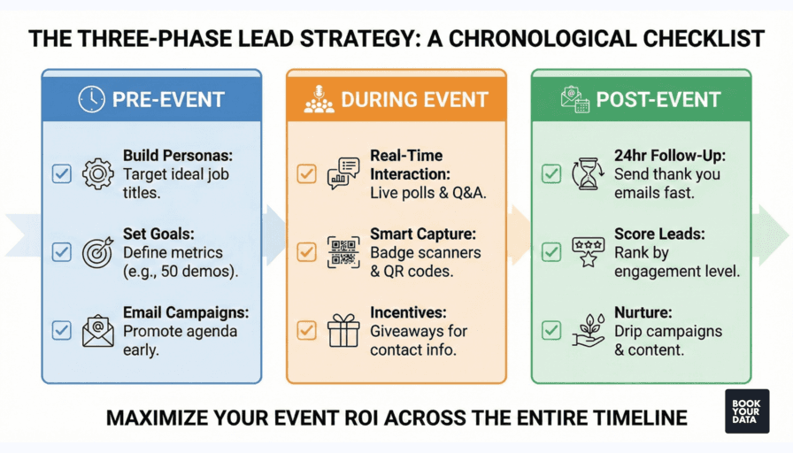 conference lead generation - during post event follow