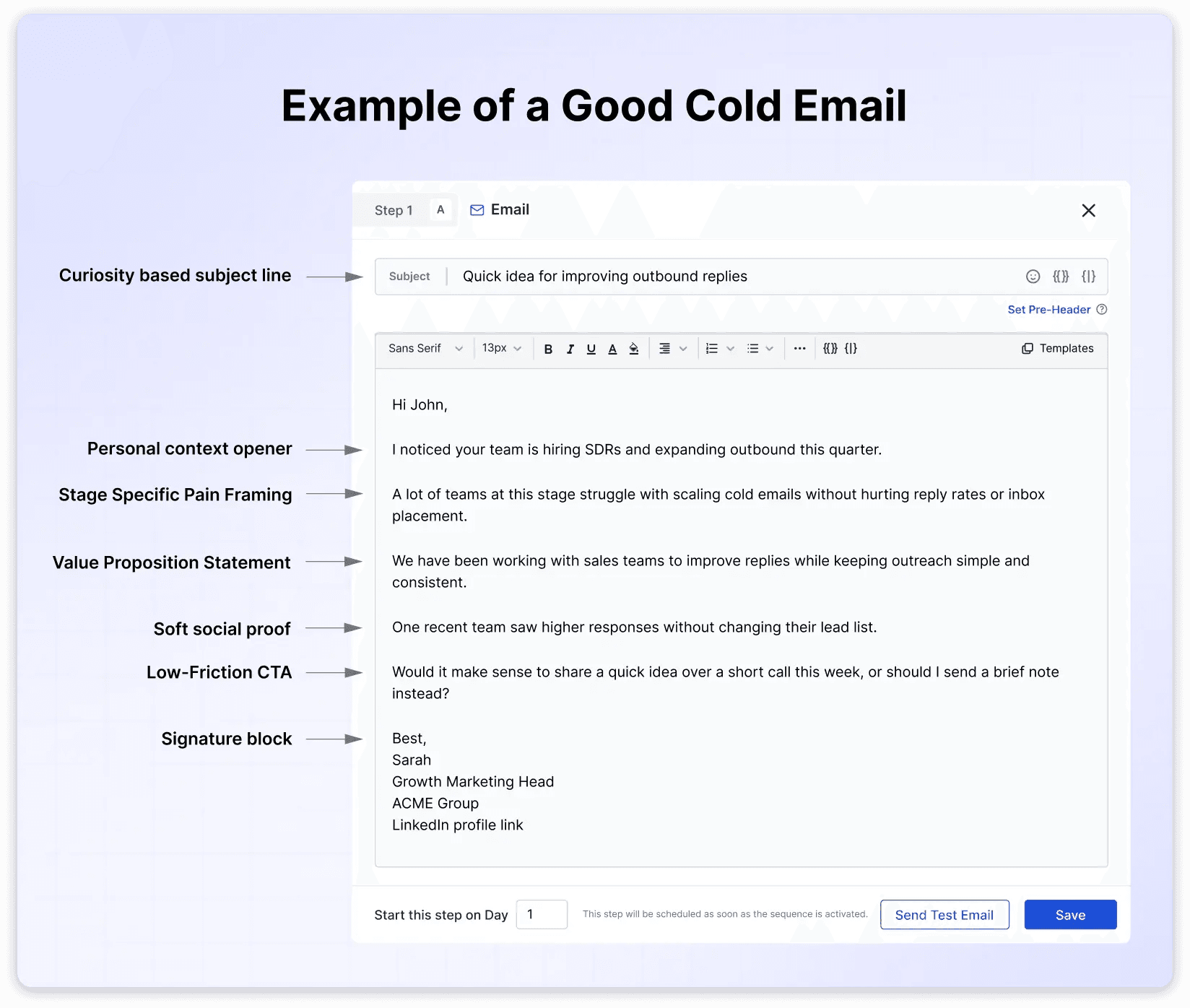 conference lead generation - cold email outreach to