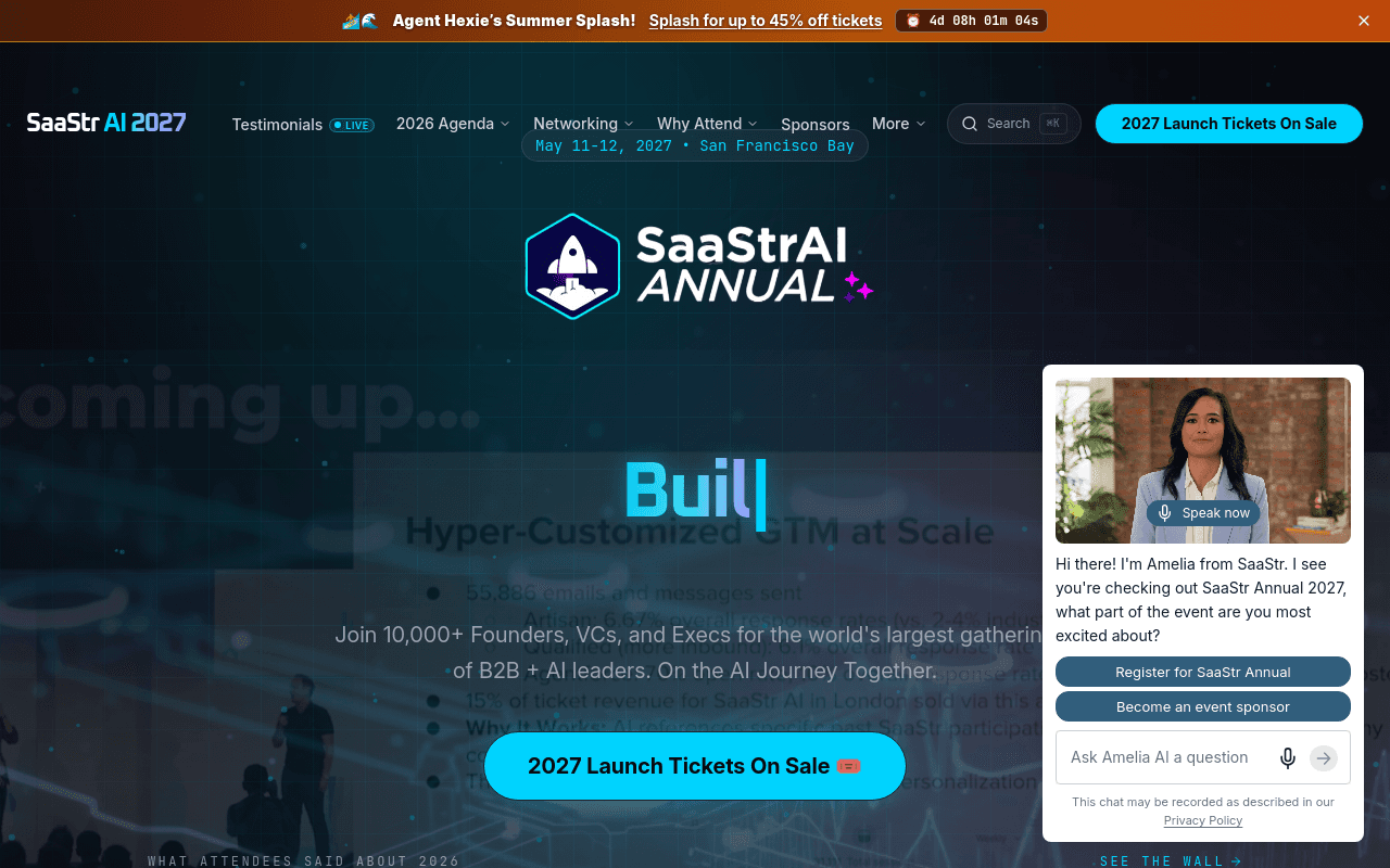 conference lead generation - saastr annual best saas
