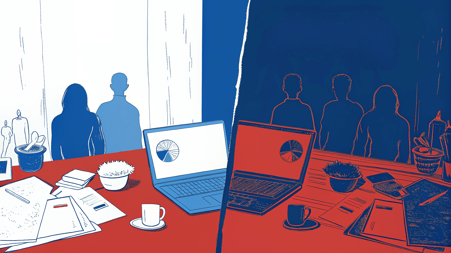 Trade show leads vanishing from paper cards versus captured in a digital CRM dashboard