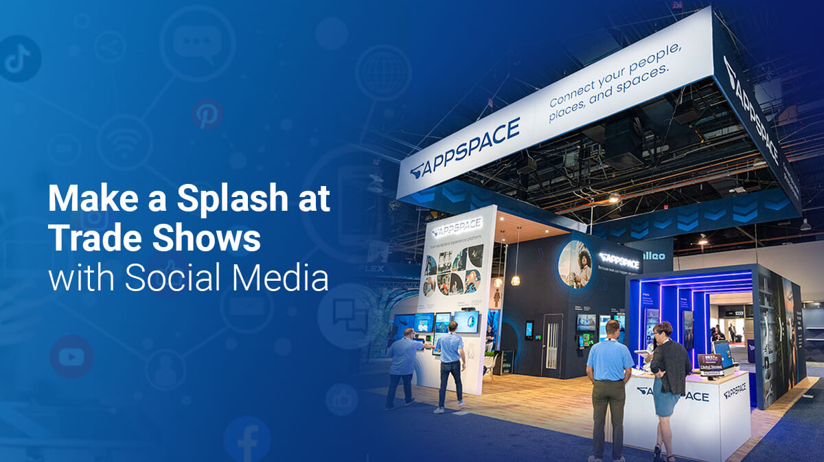 What Is Trade Show Marketing - activate official hashtag on
