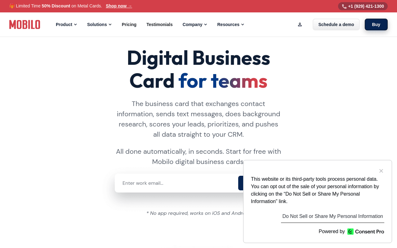best digital business cards - mobilocard com