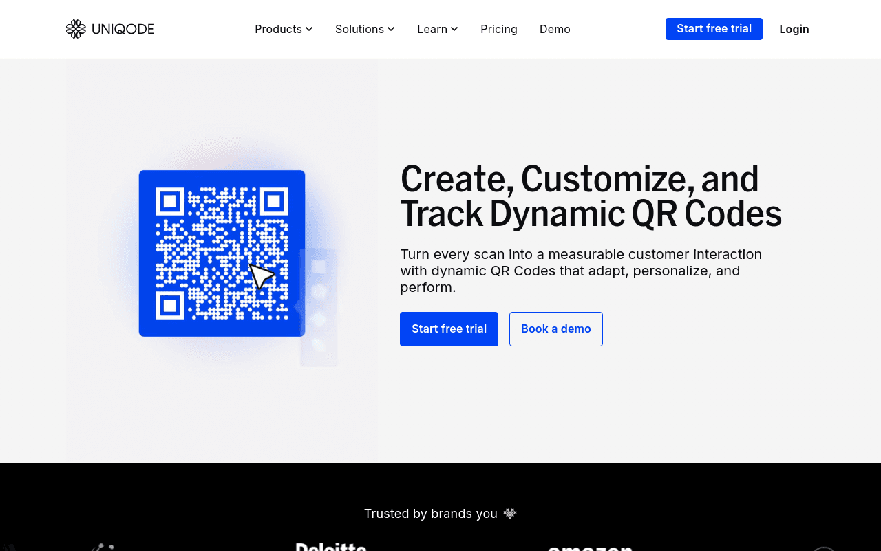 best digital business cards - uniqode bulk qr deployment