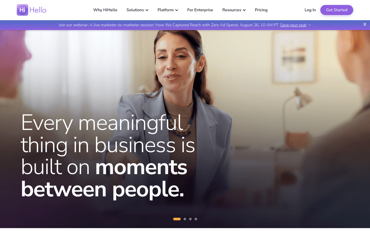 best digital business cards - hihello branded team admin