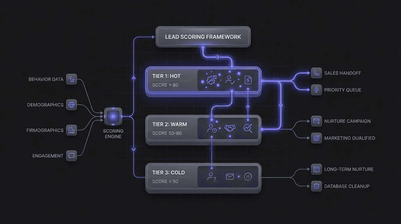 Trade Show Sales Tips - use lead qualification scoring