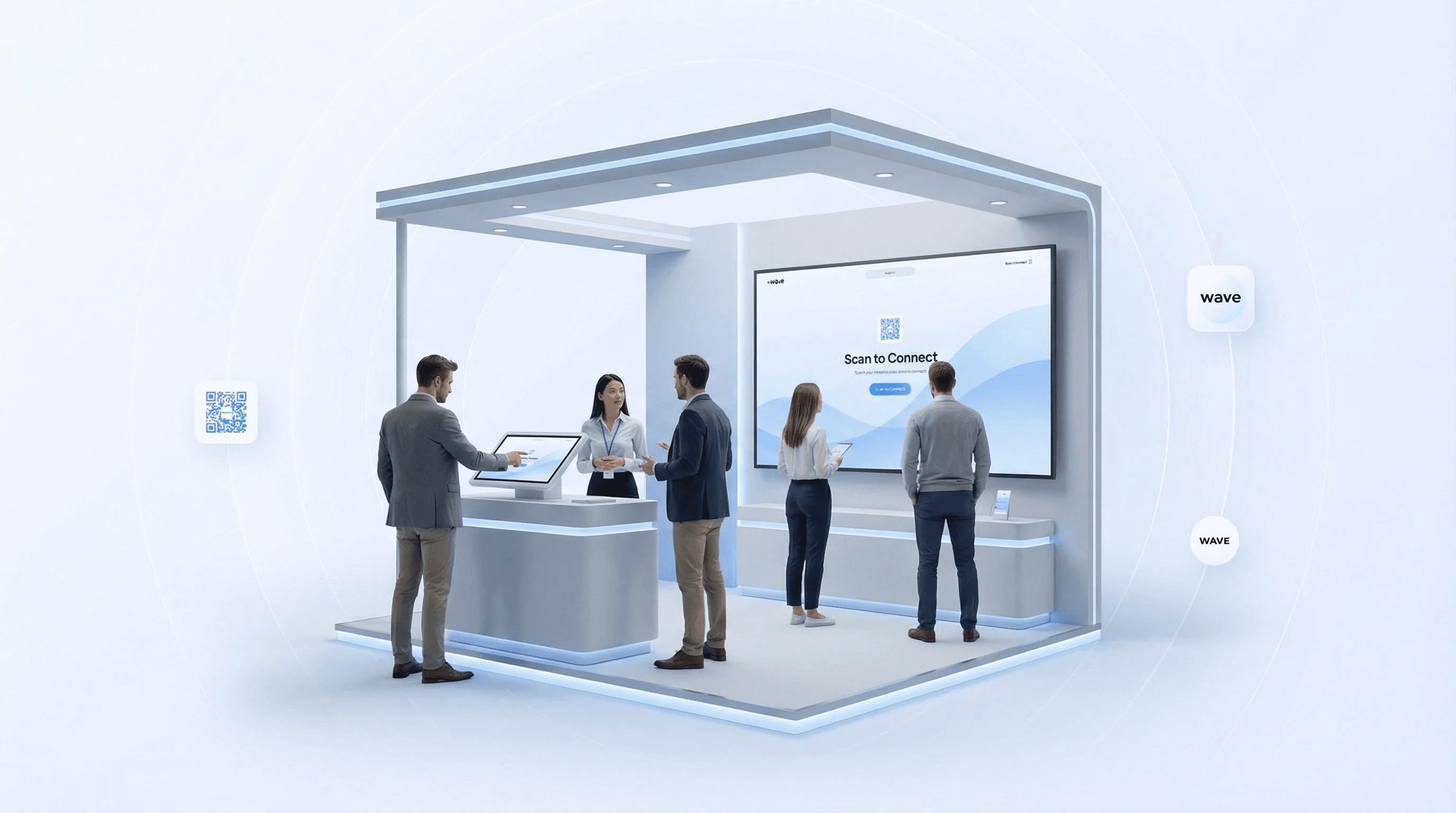 Trade Show Sales Tips - leverage interactive booth elements