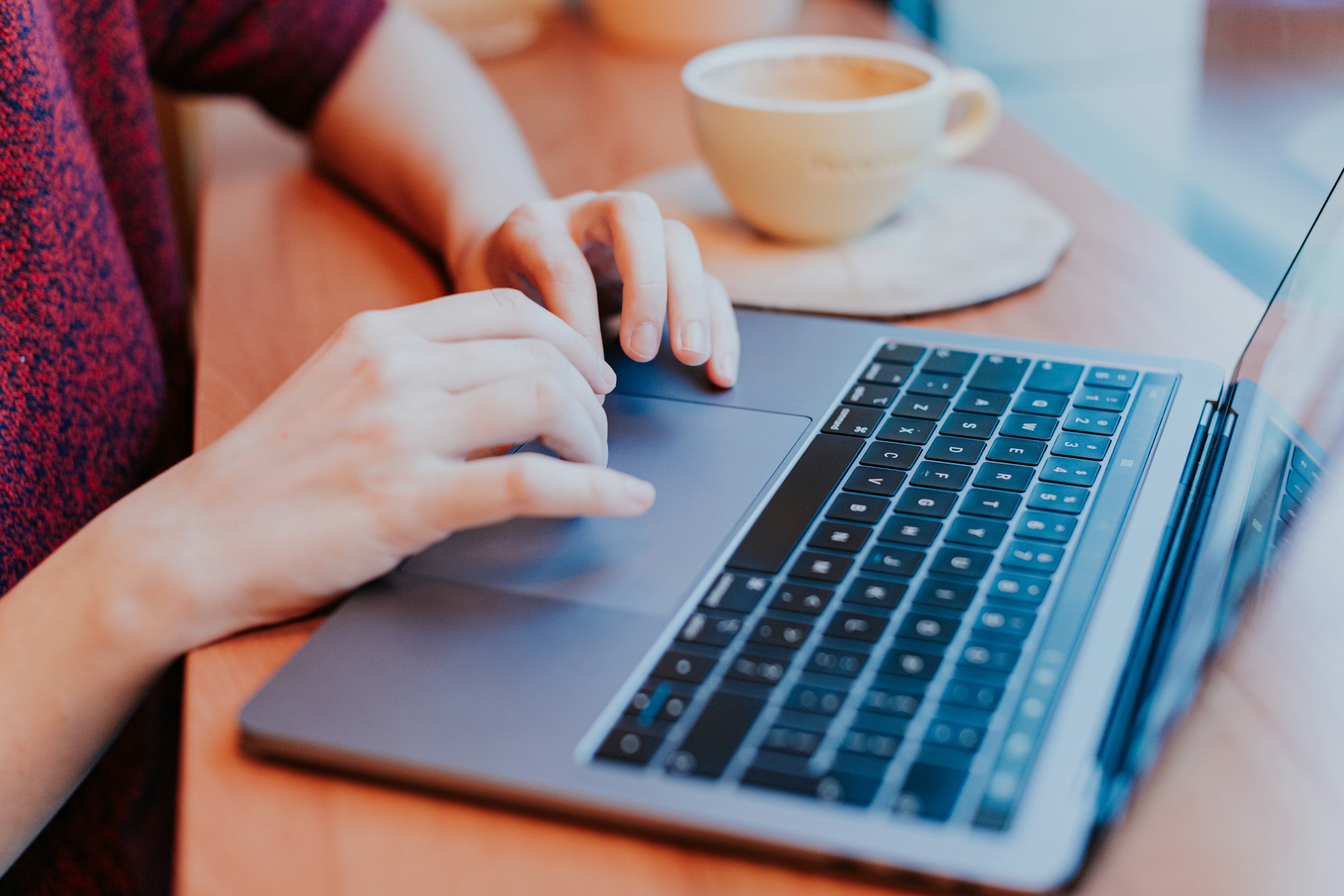 Person Working - One Page Website Examples