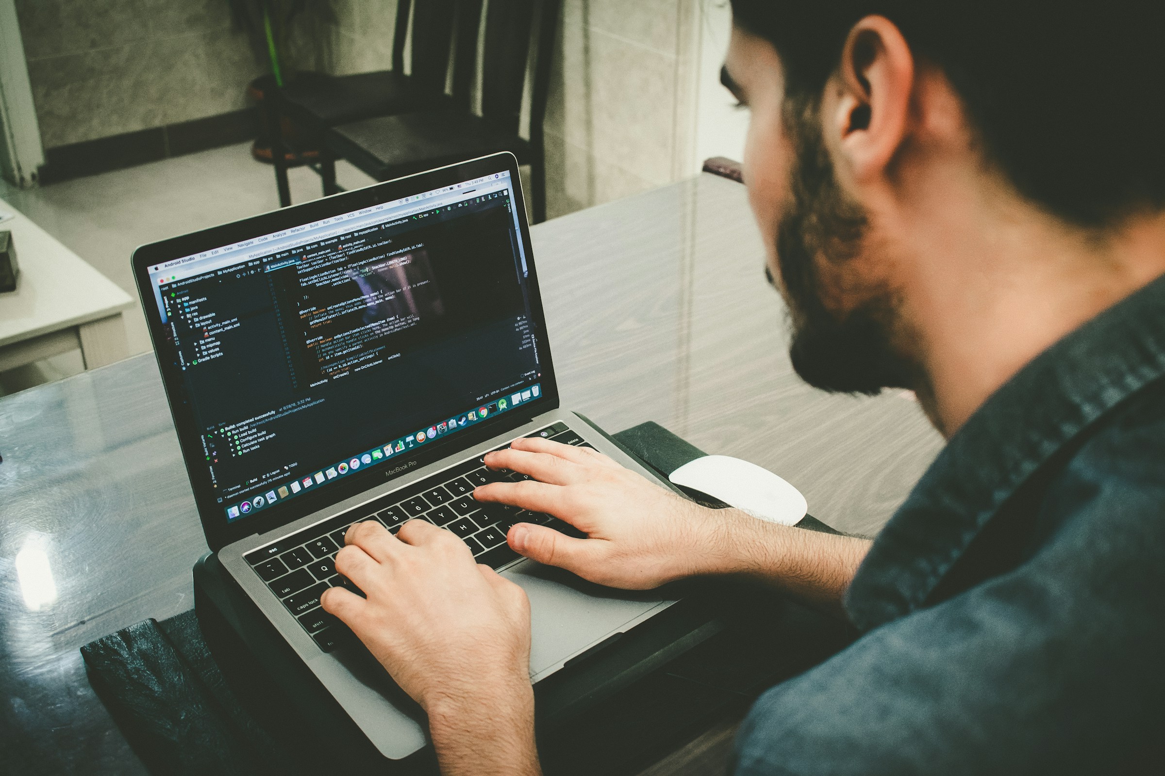 Person Working - One Page Website Examples