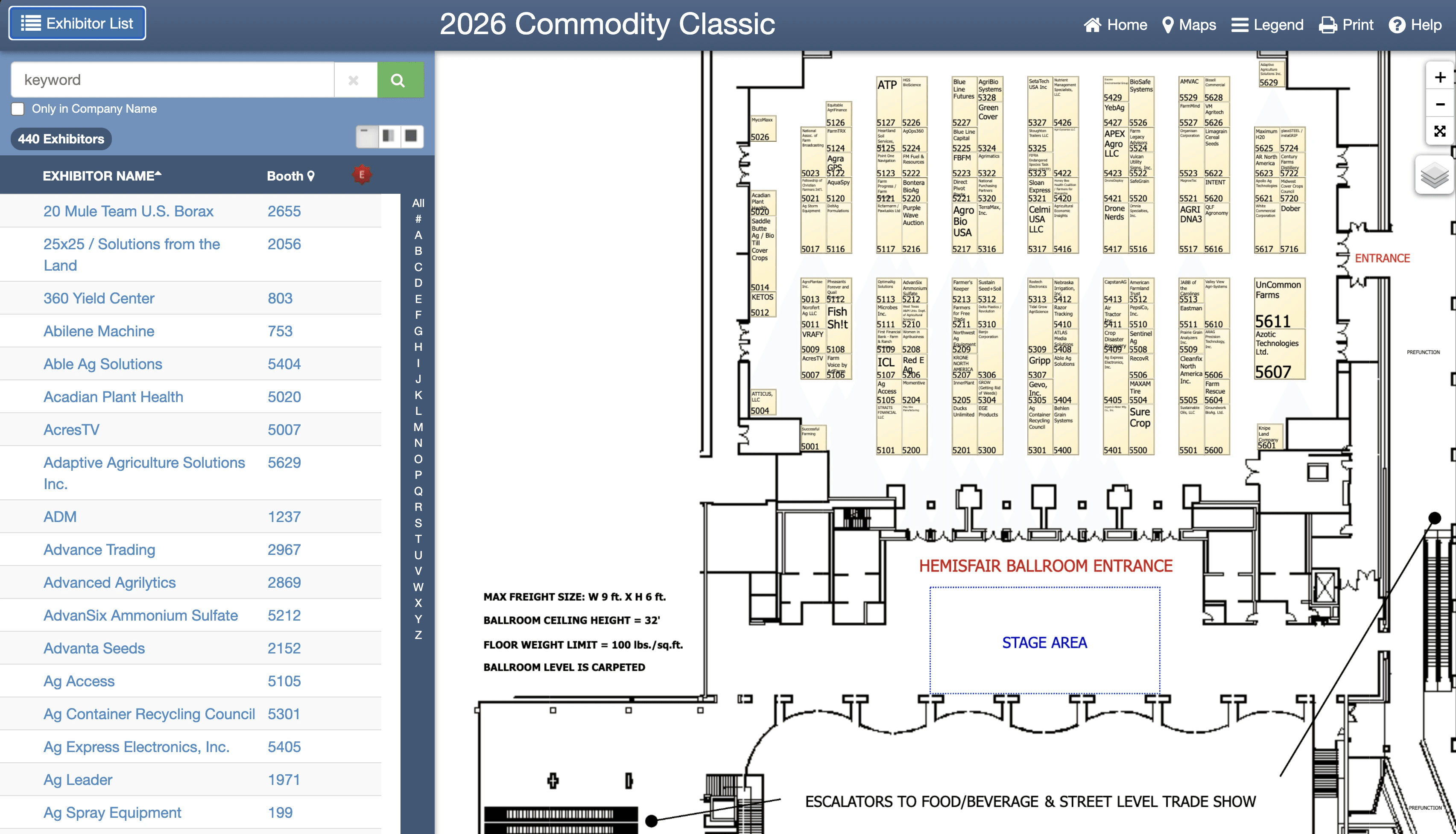  Trade Show ROI - research attendee list map