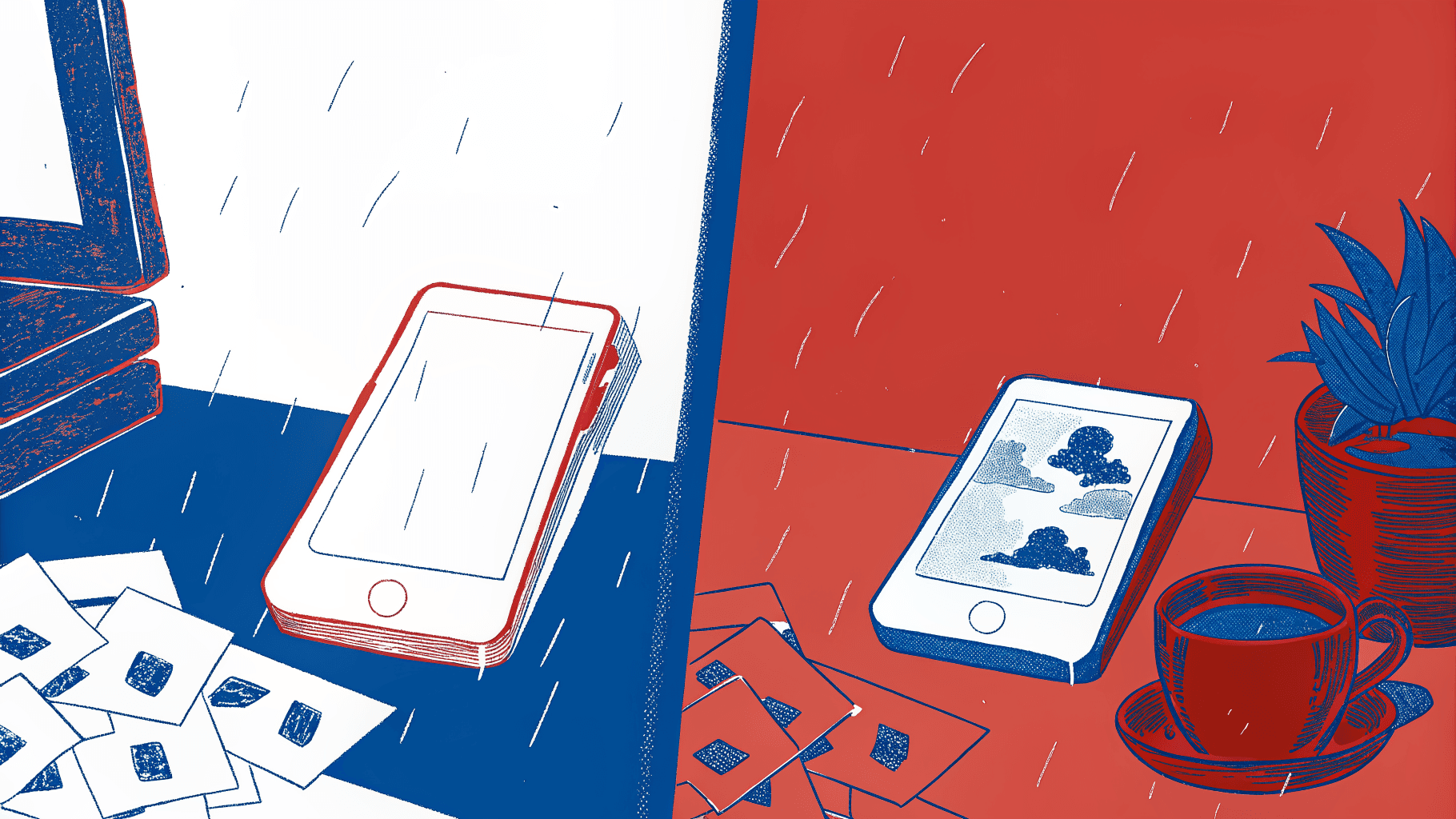 Paper badge scans losing contacts versus digital business cards filling a CRM pipeline