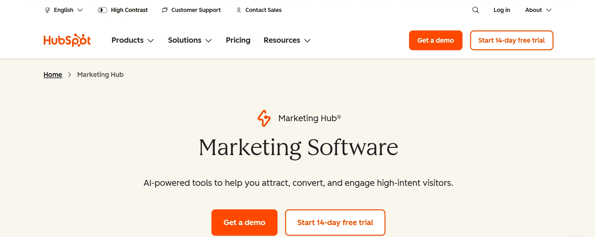 HubSpot Marketing Hub