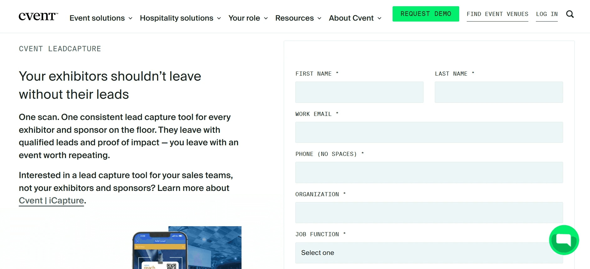 Cvent LeadCapture
