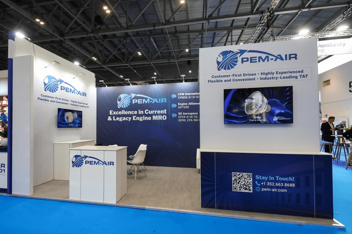 PEM-AIR trade show booth display stand - Trade Show Lead Generation Ideas