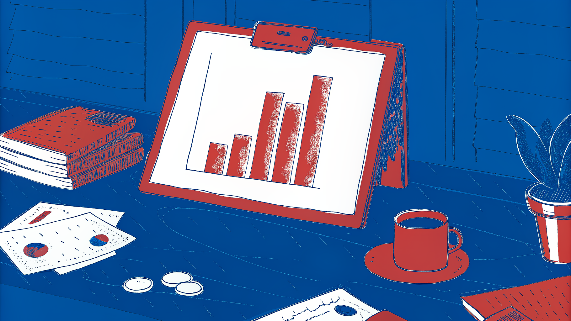 Outdated paper business cards beside a cost chart showing hidden conference card expenses
