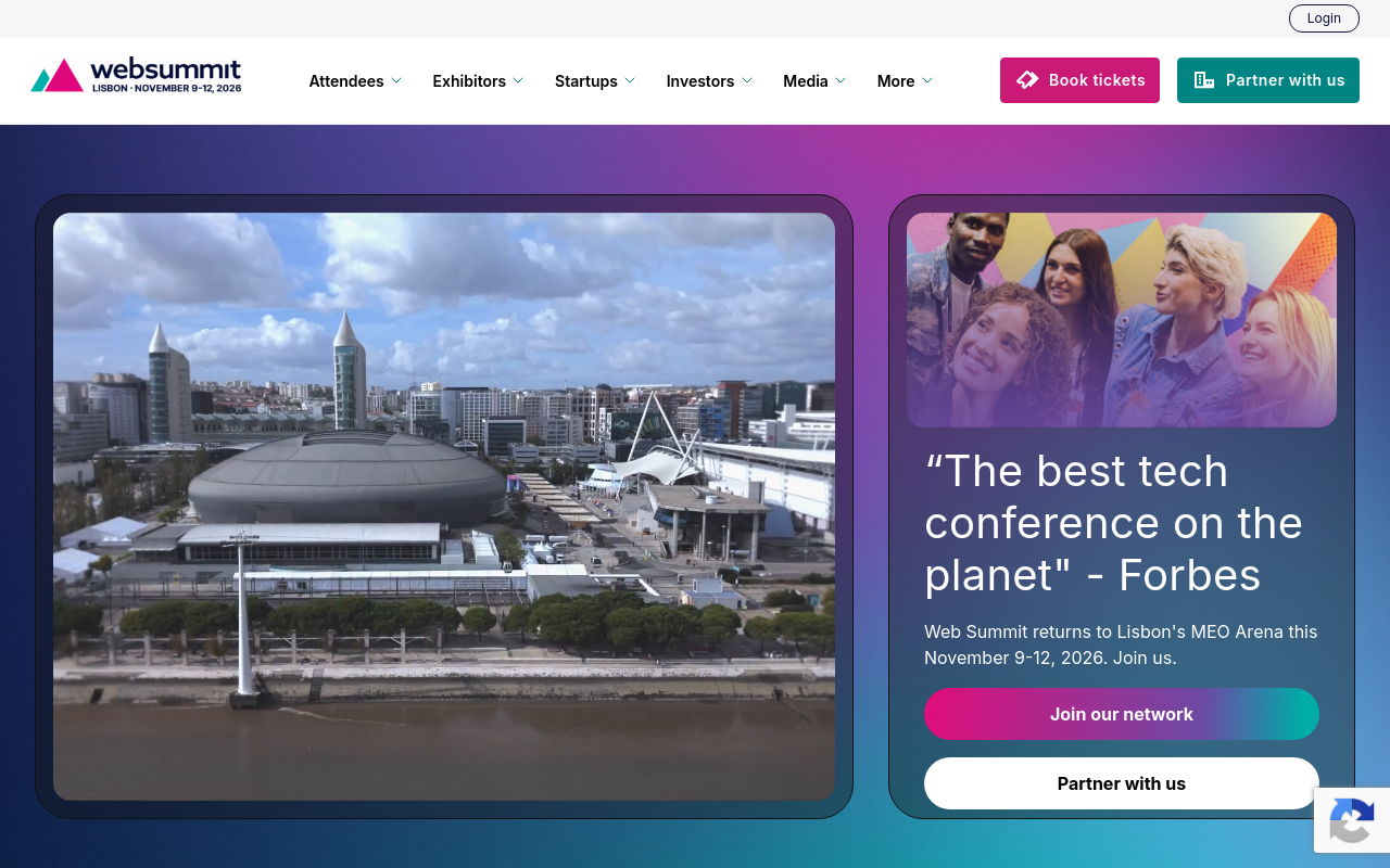 Best Tech Conferences for Networking - web summit global scale