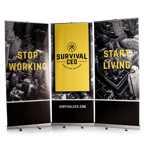 Trade Show Booth Ideas for Small Budgets - retractable banner wall high