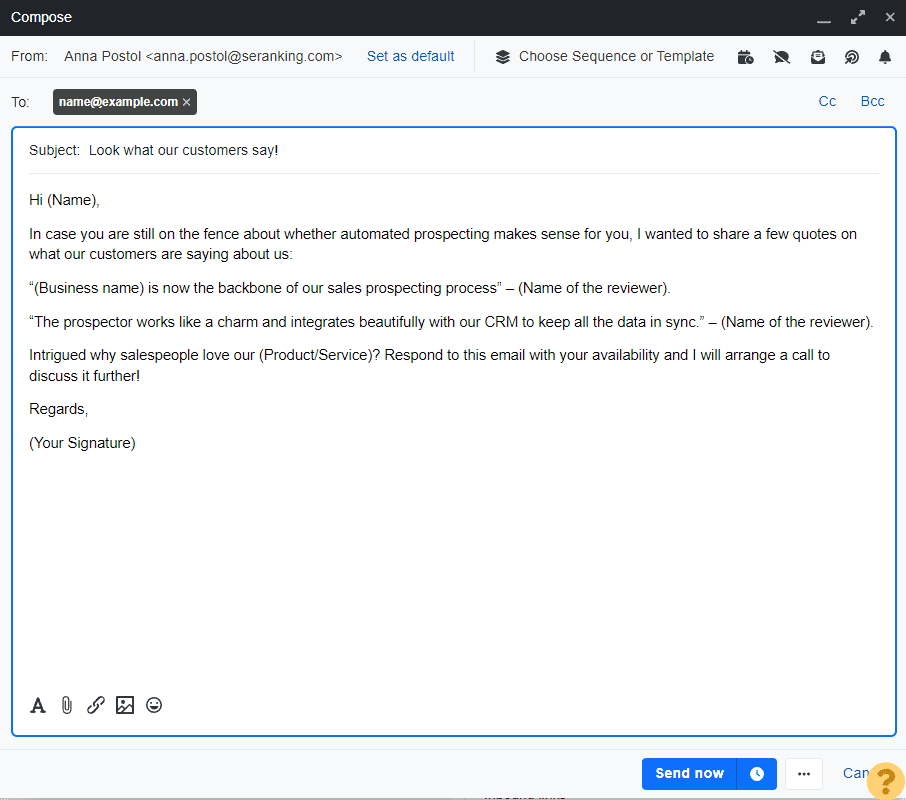Trade Show Follow Up Email Examples - second touch when first