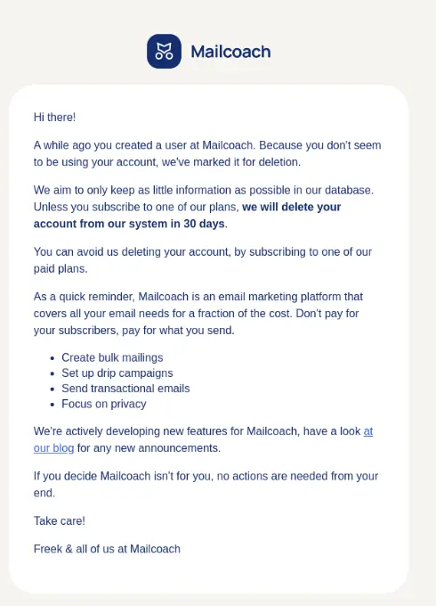 Trade Show Follow Up Email Examples - automated crm triggered speed