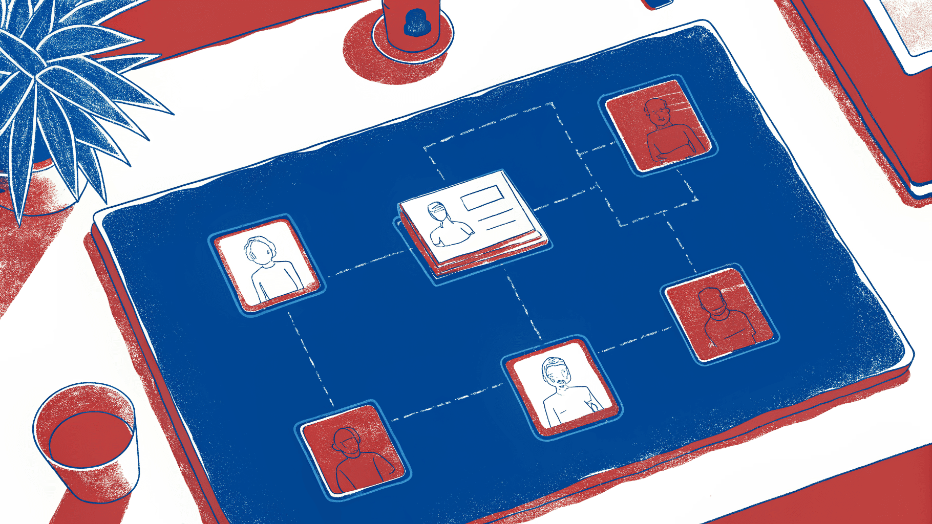 digital business card scan connecting to CRM, enrichment, routing, and duplicate-filter nodes