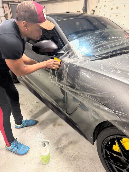 PPF Application Fender Jaguar Ftype Pride Auto Detailing