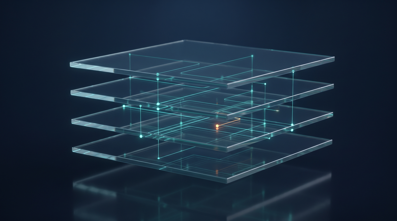 Overall IT Architecture as a Layered Model of Systems and Interfaces