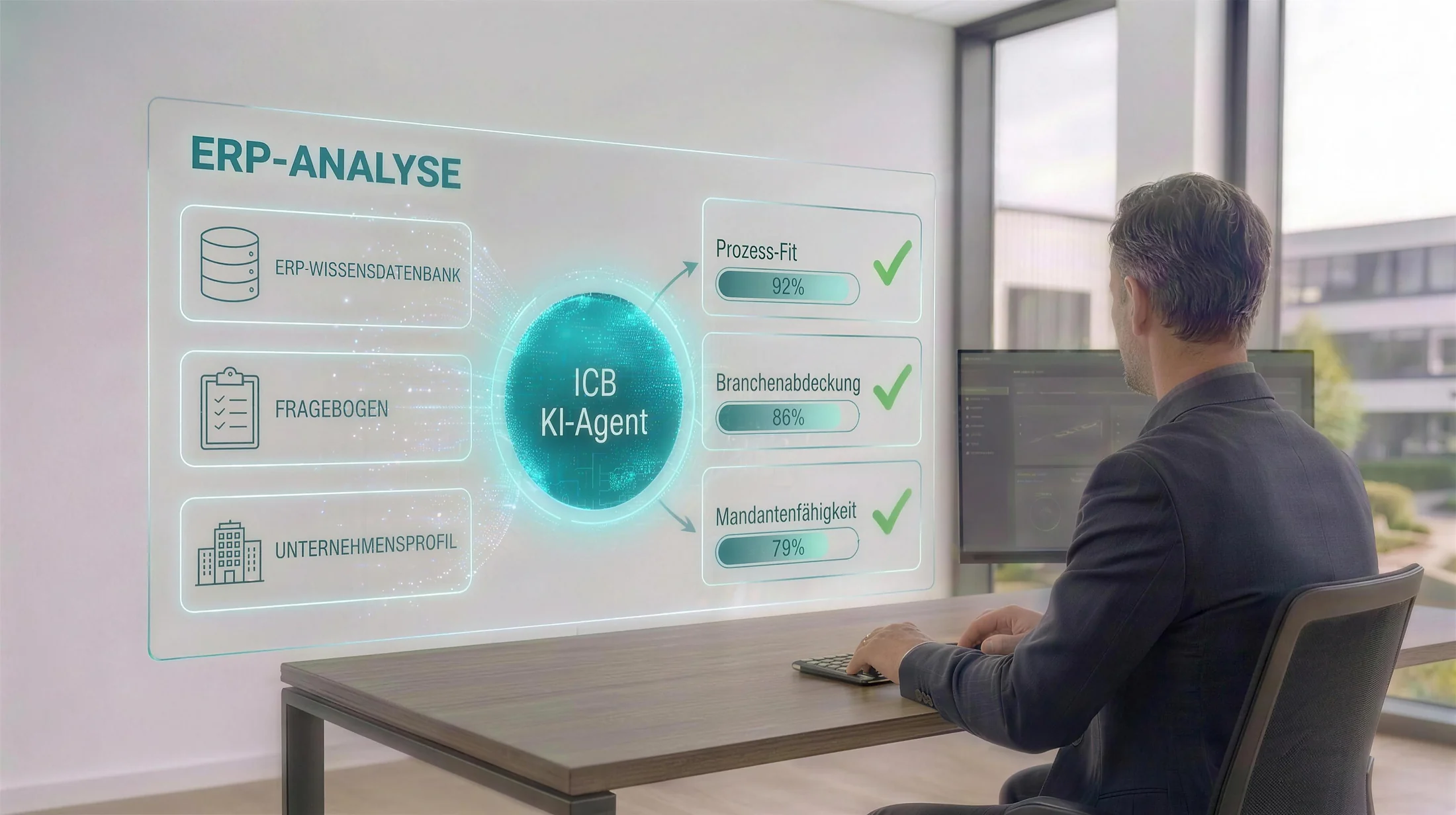 Online ERP-Analyse der ICB GmbH: aus Ihren Angaben entsteht eine geprüfte ERP-Shortlist