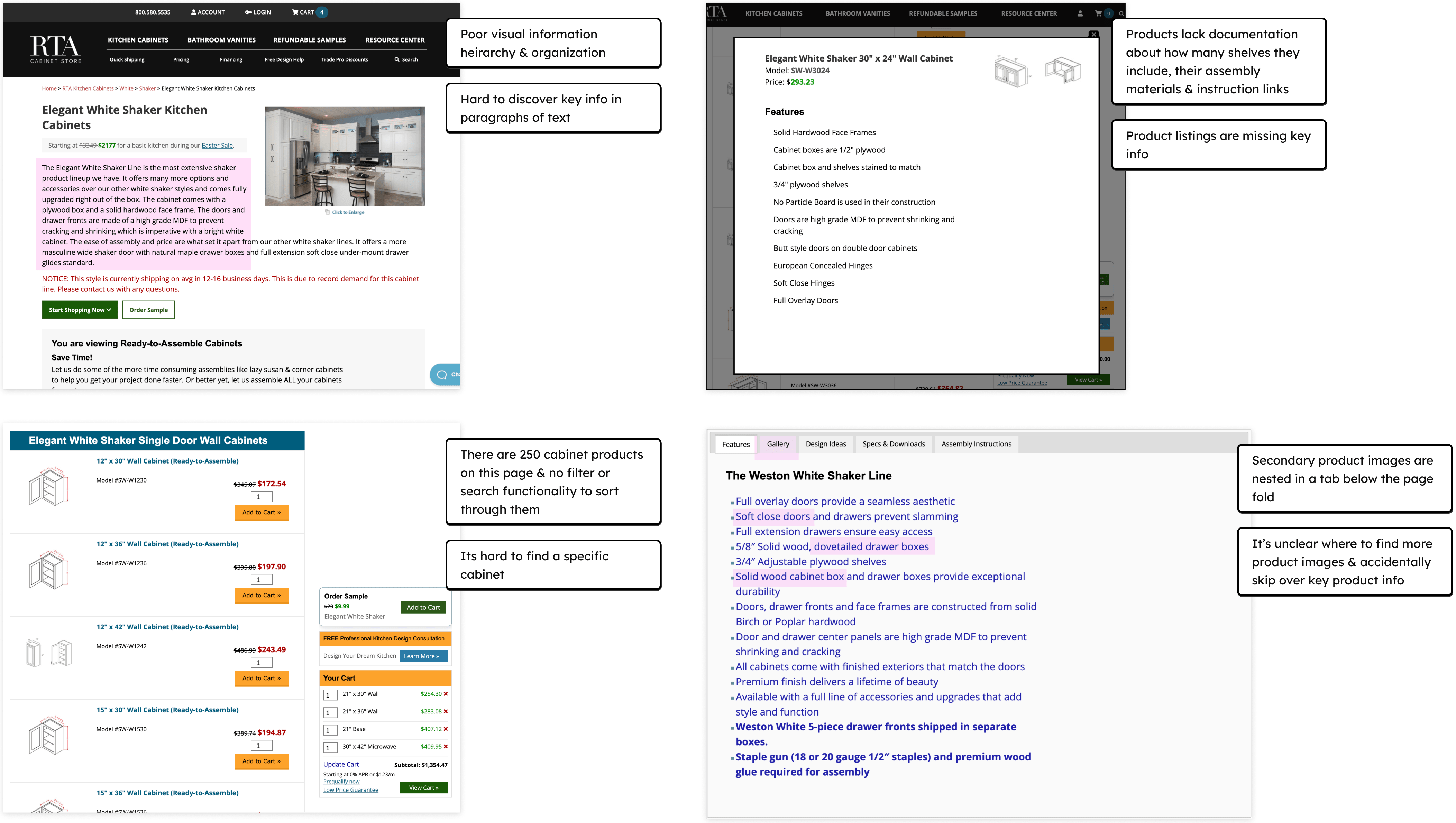 Heuristic analysis of website