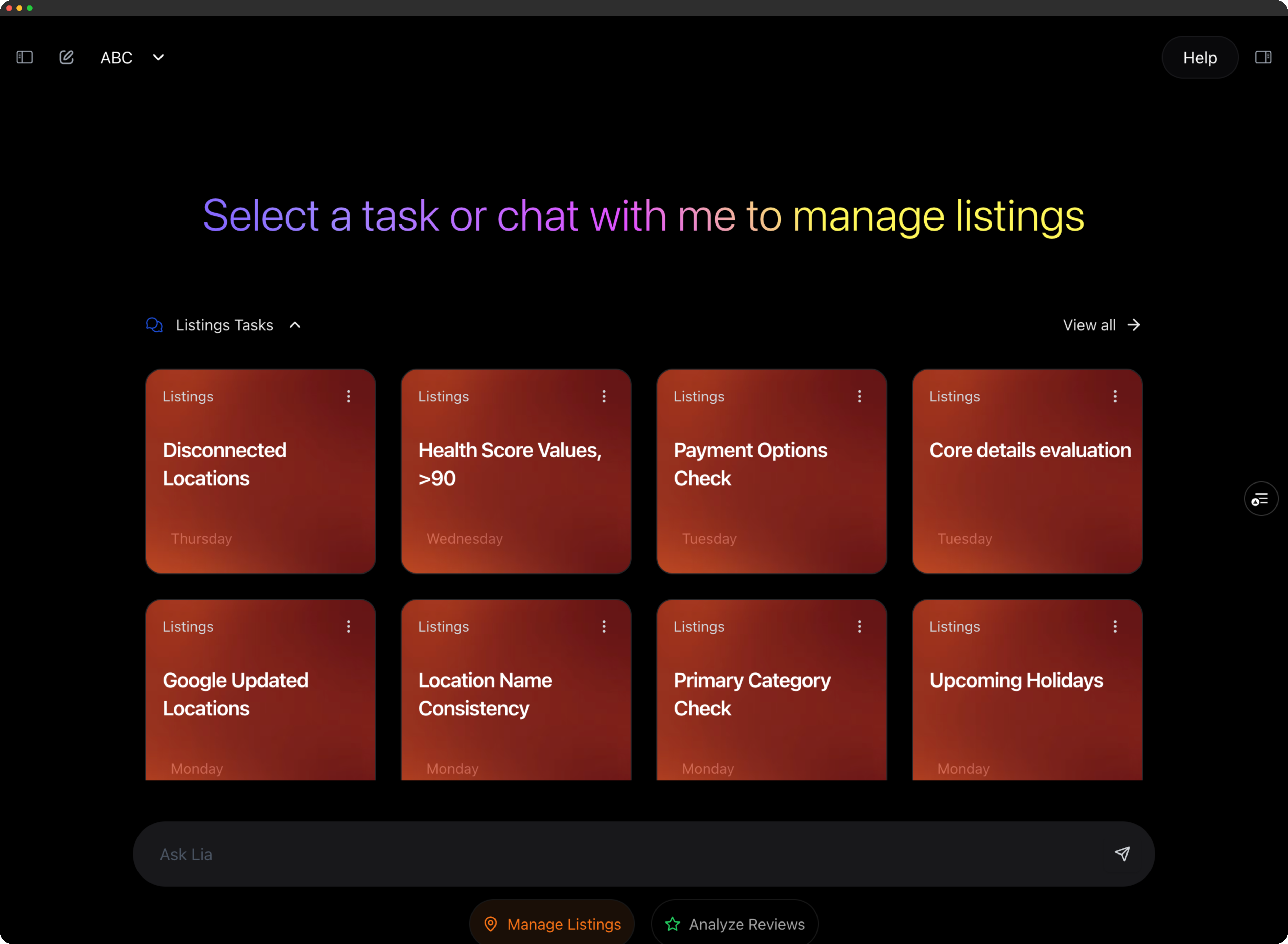 Introducing 'Lia' the agent future of software.
