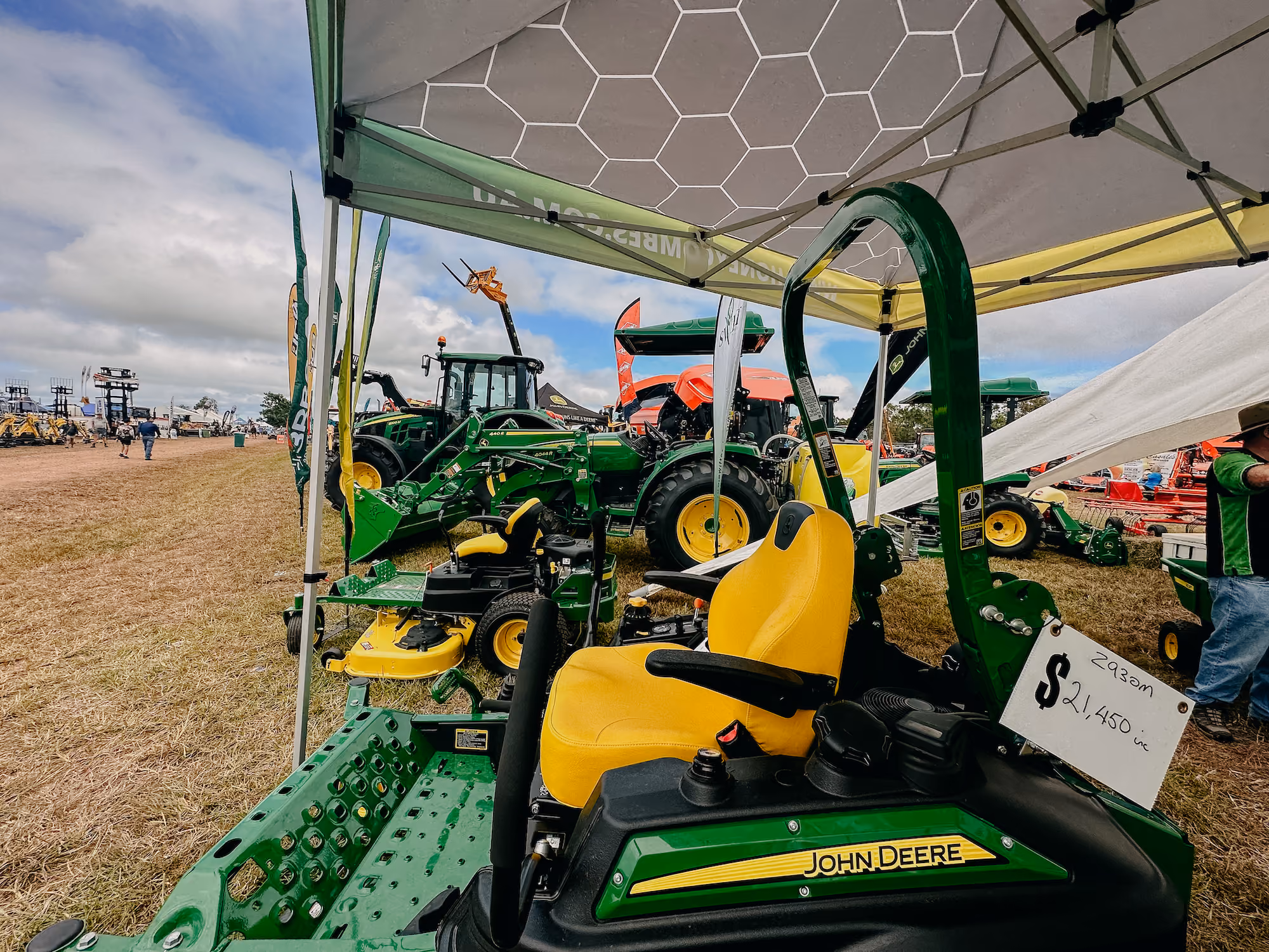 John Deere machinery at the FNQ Field Days