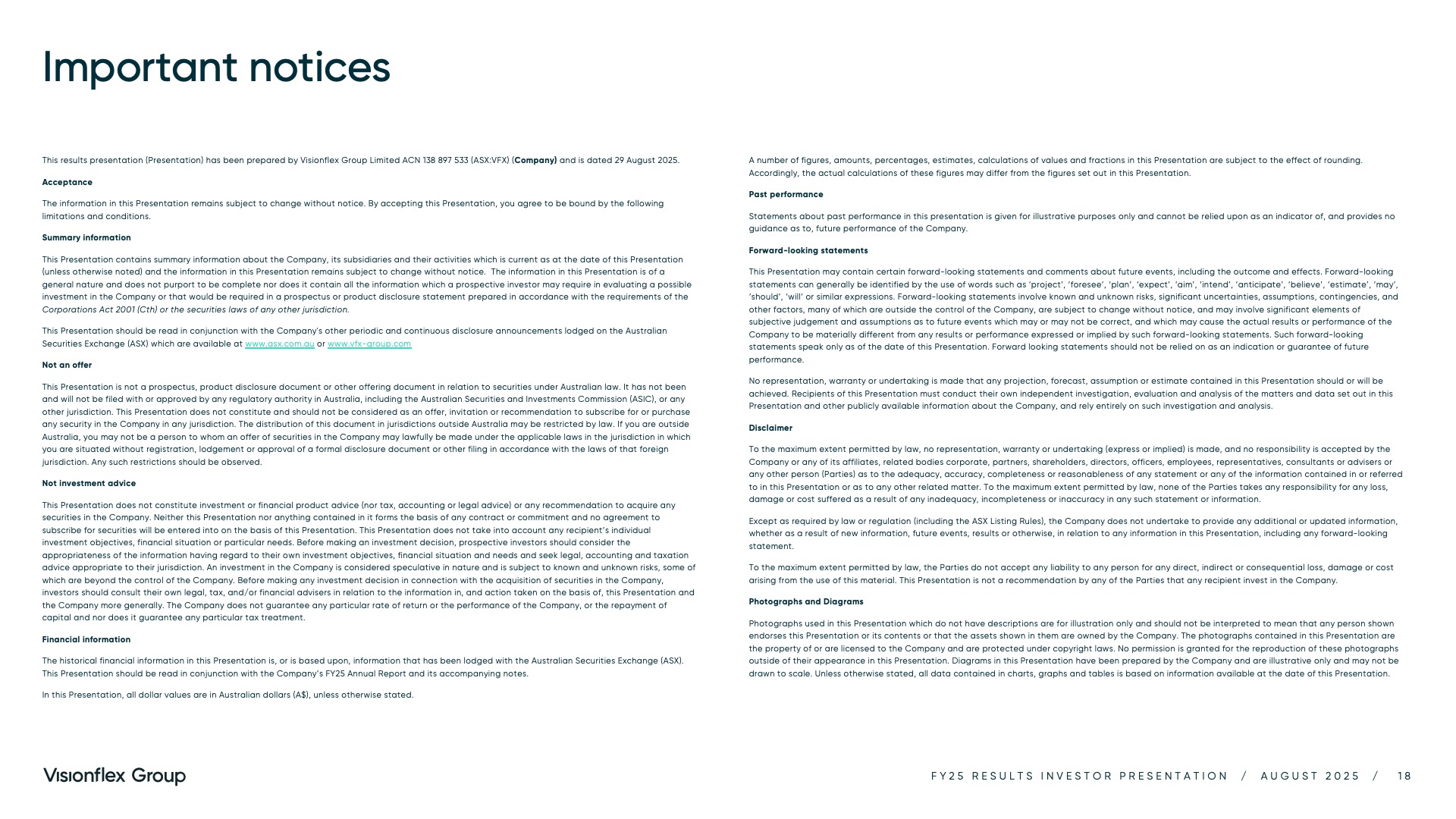 Visionflex Group - Industry verticals and case studies
