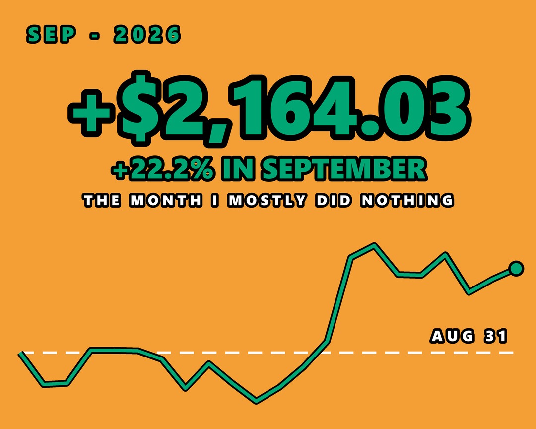 The month I mostly did nothing