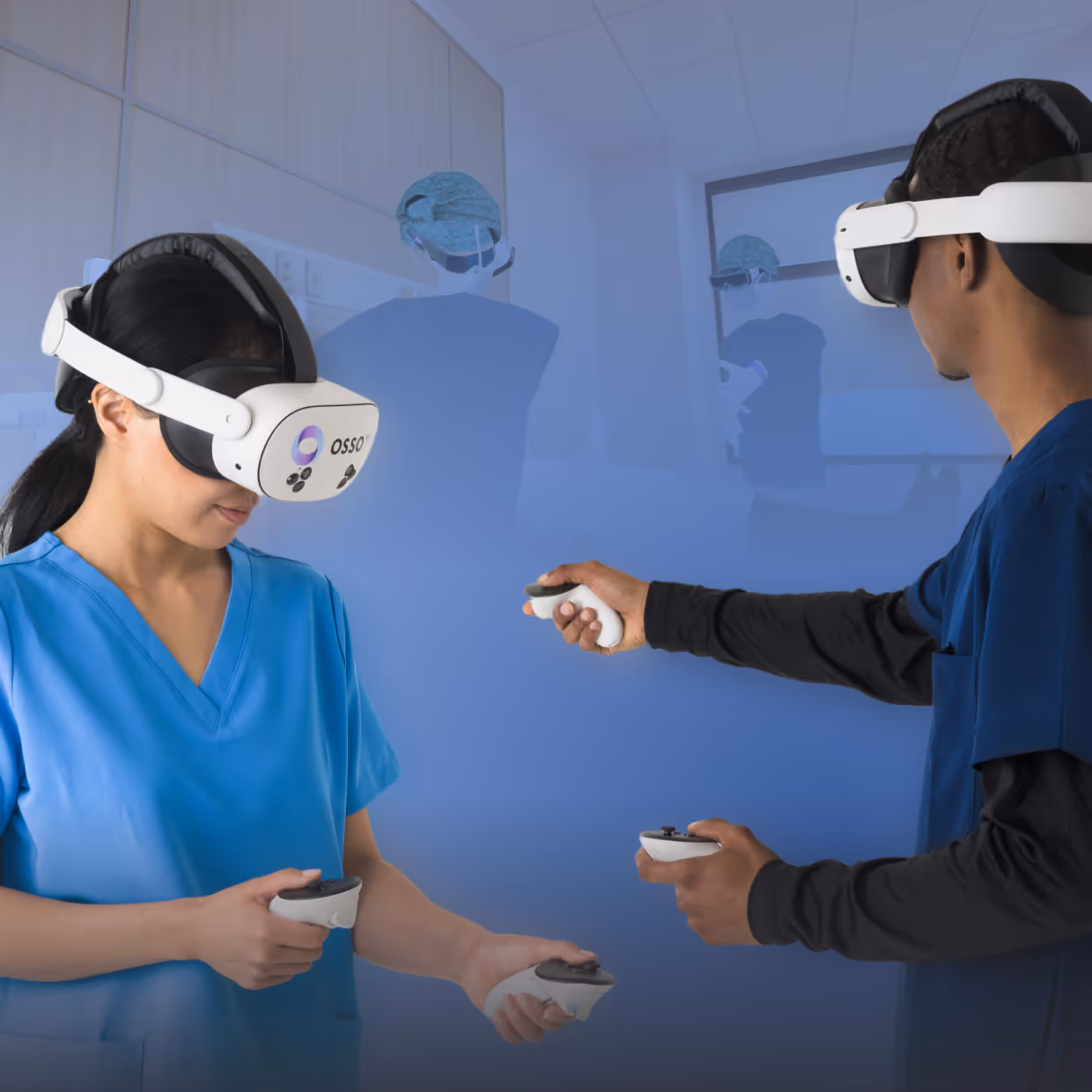 Collaborative VR training
