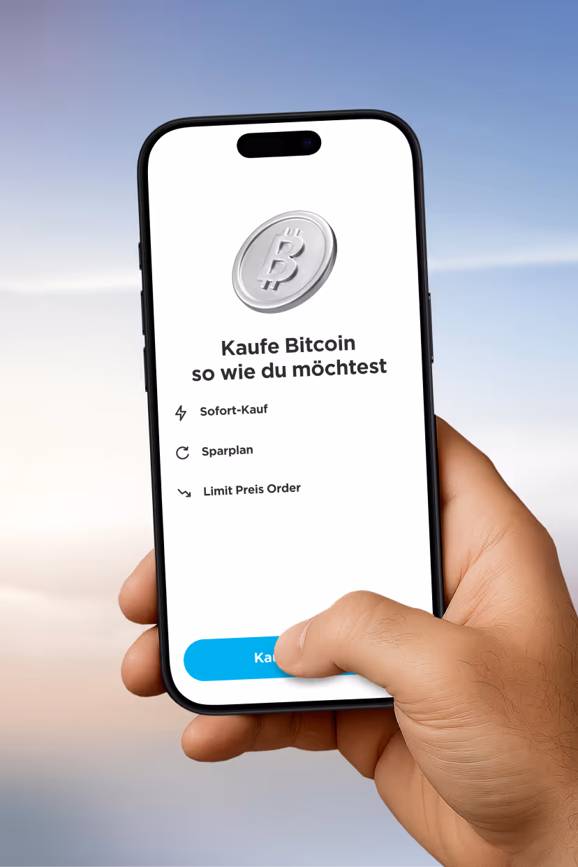 Kaufe Bitcoin wie du möchtest
