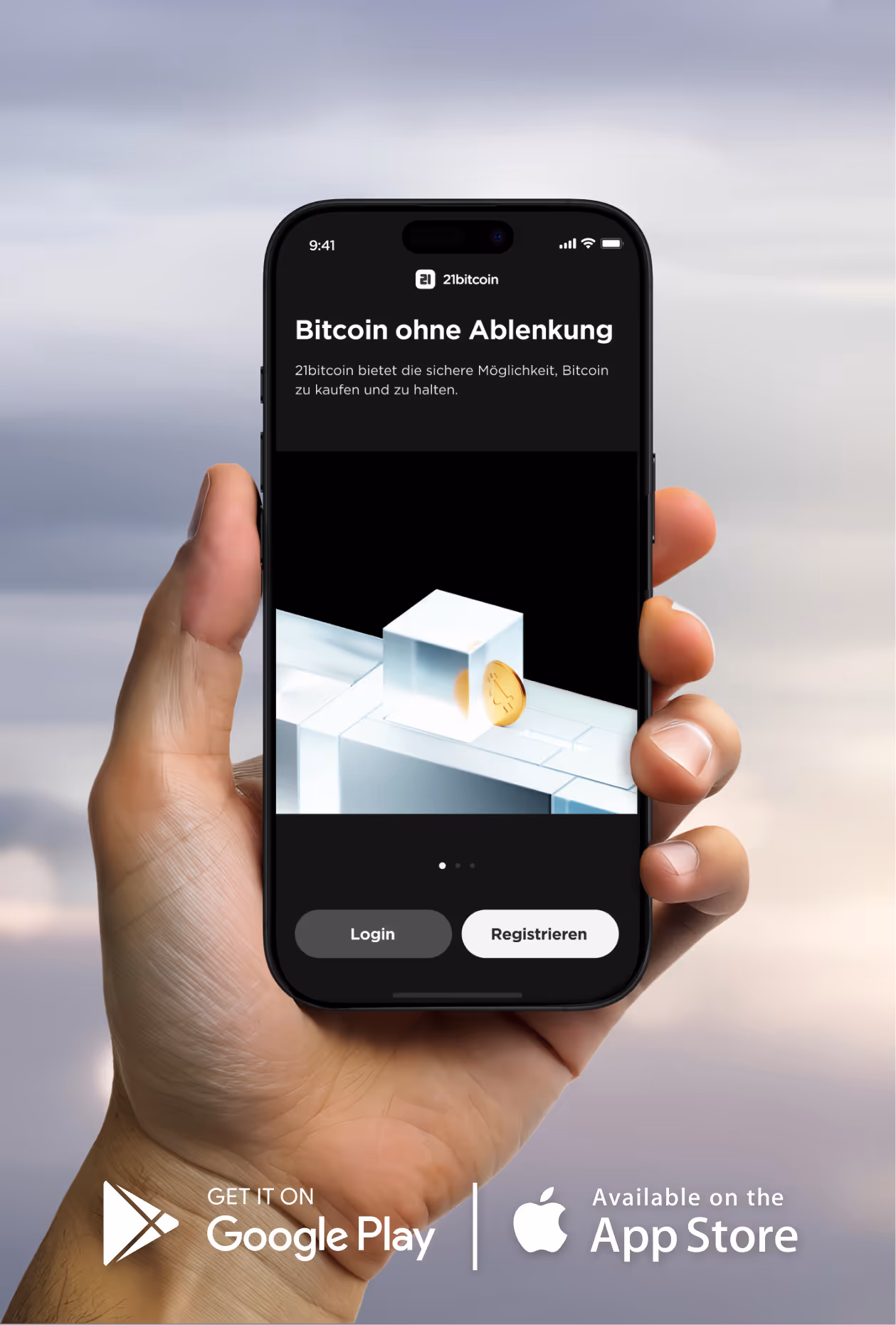 21bitcoin App aus dem AppStore herunterladen