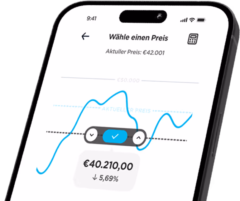 Kaufe Bitcoin zu deinen Bedingungen bei 21bitcoin in der App