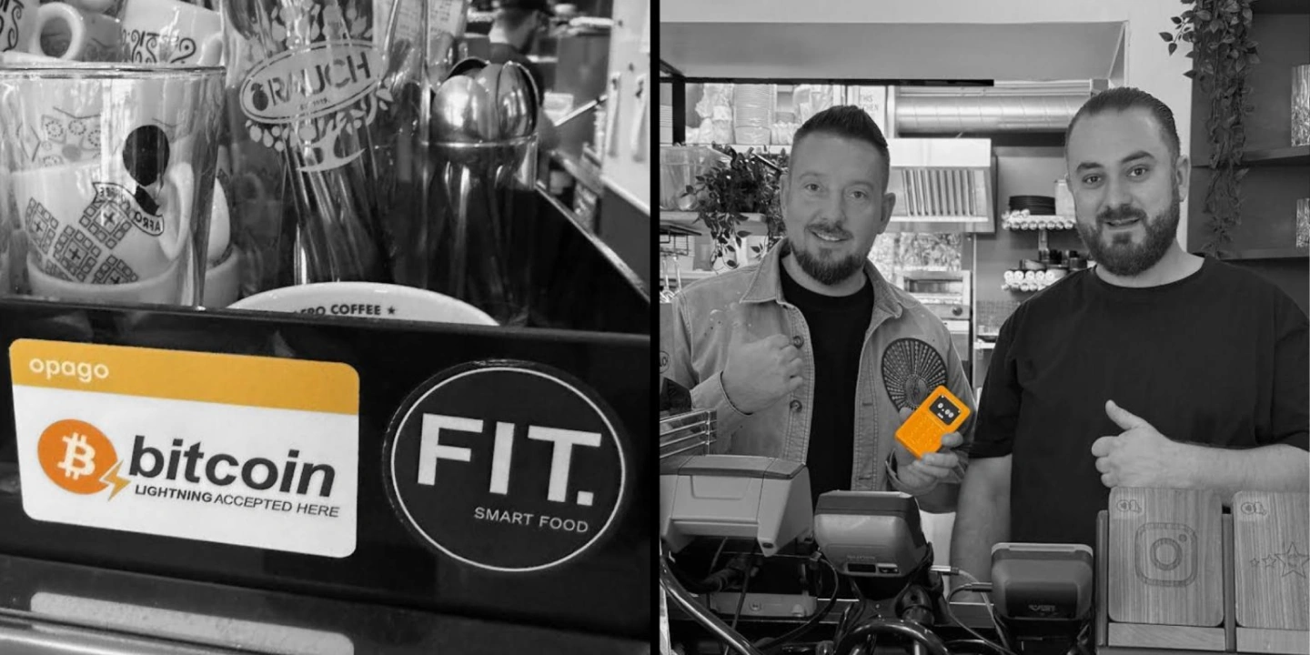 Opago Bitcoin Zahlung bei FIT. Smart Food in Salzburg