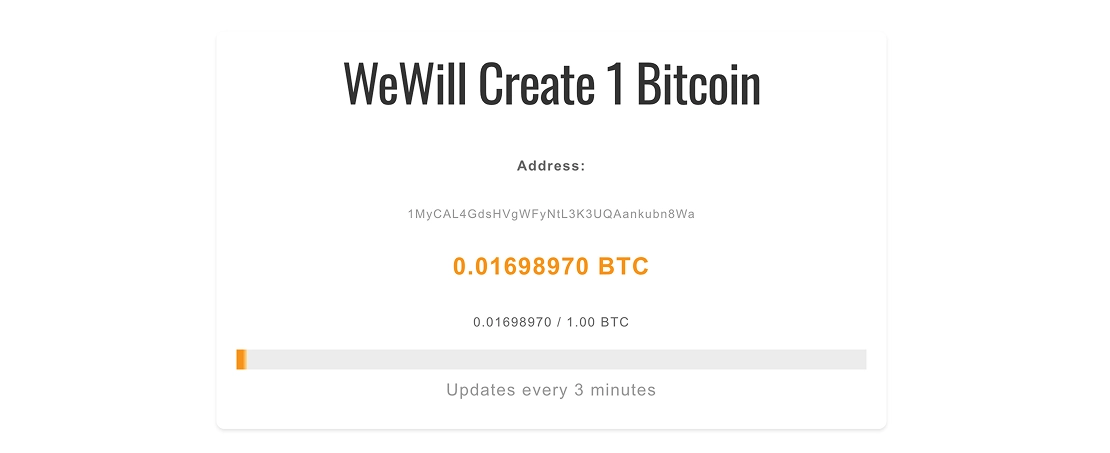 Bitcoin Tracker Dustin Williamson