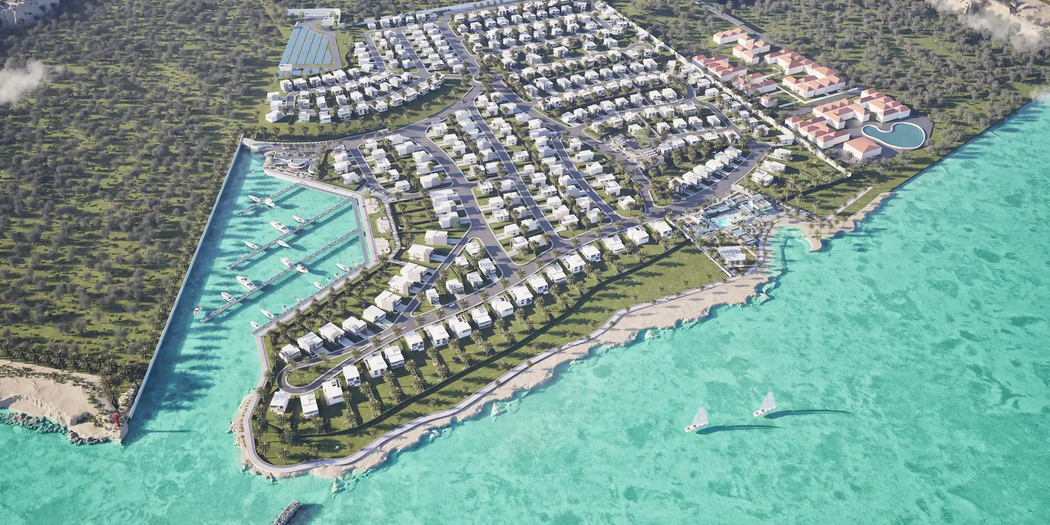 CryptoCity Luftaufnahme