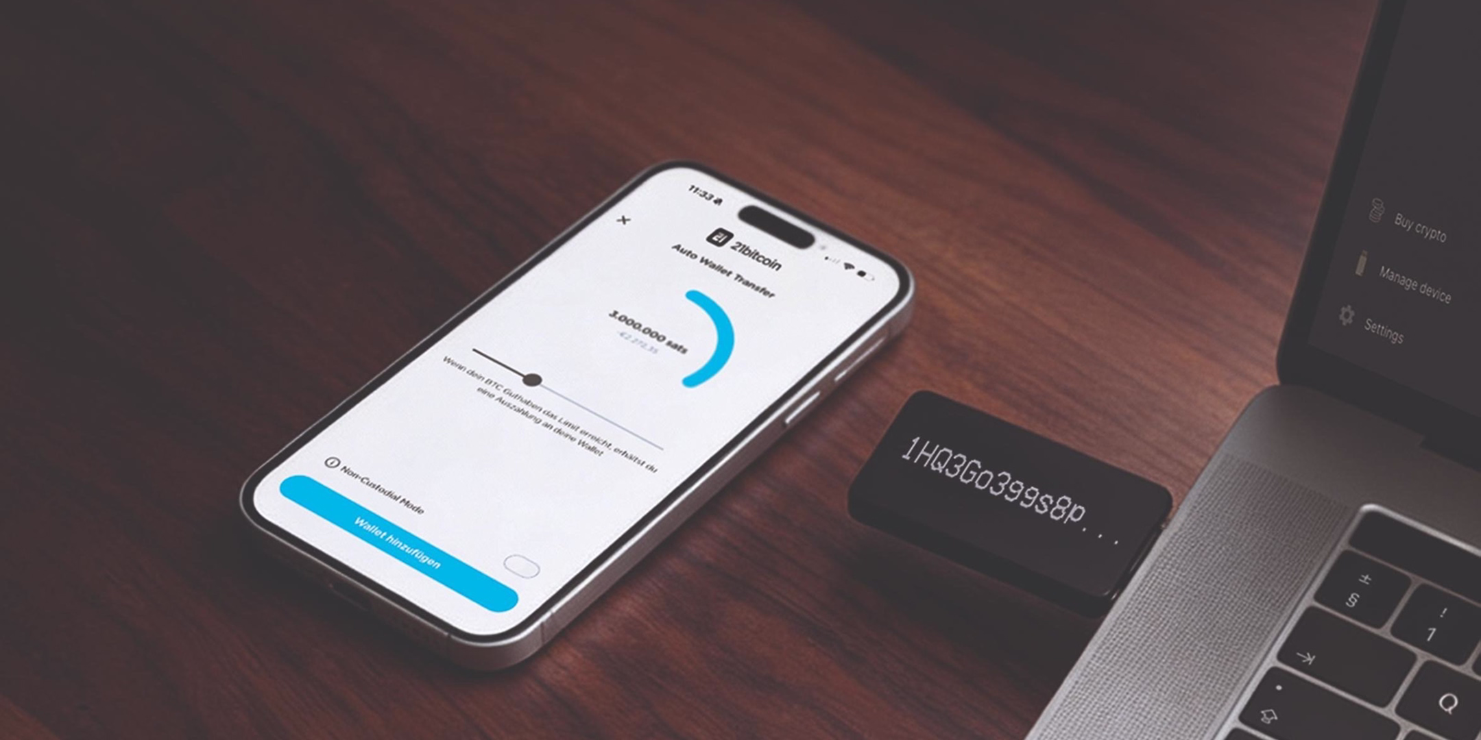Auto wallet transfer and BitBox