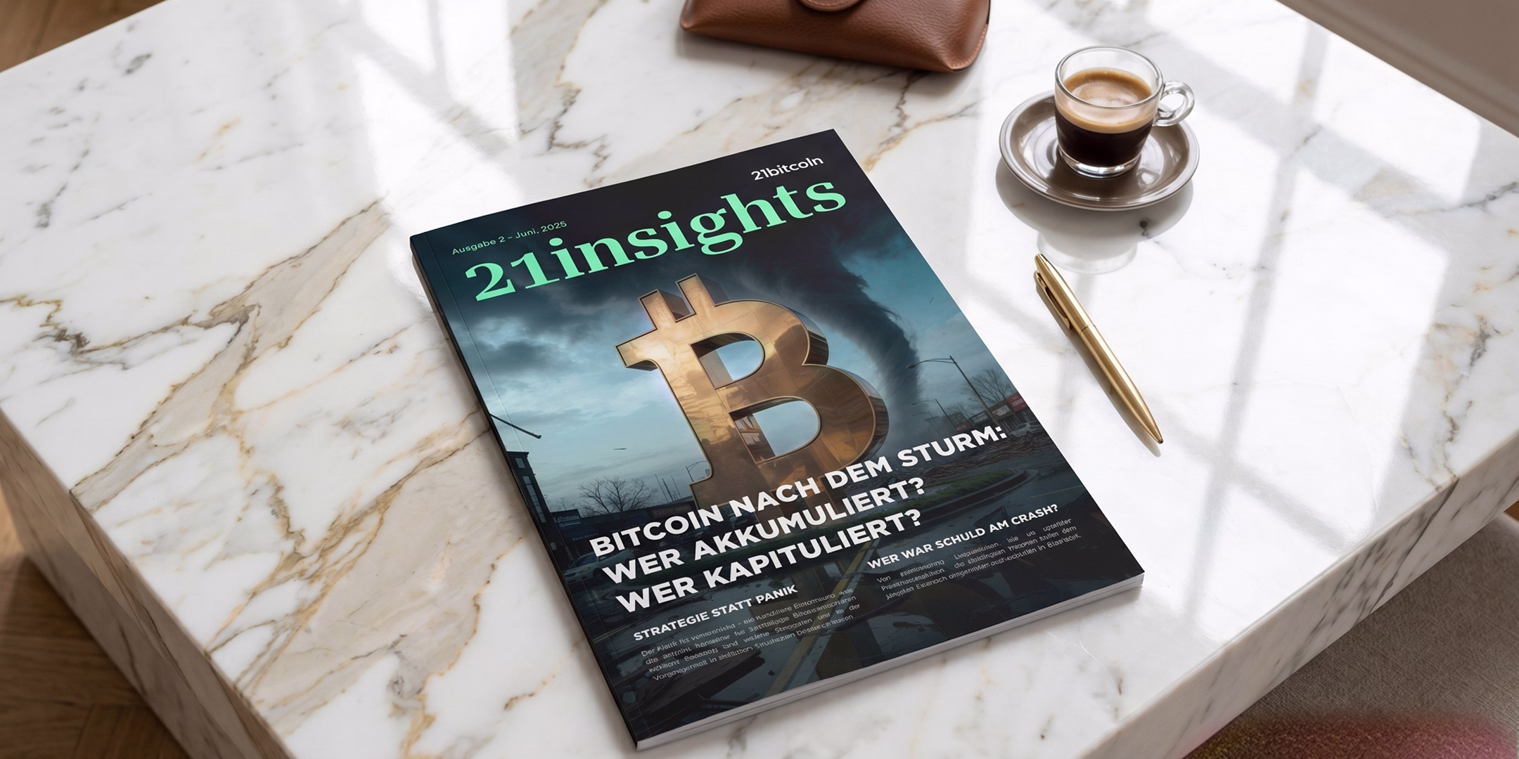21insights Magazin auf dem Tisch