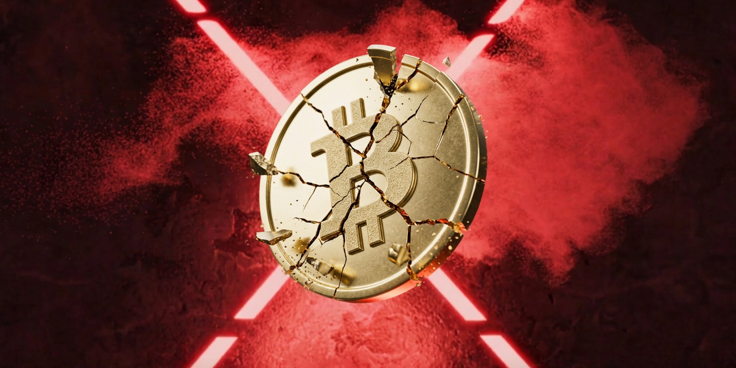 Bitcoin zerbricht