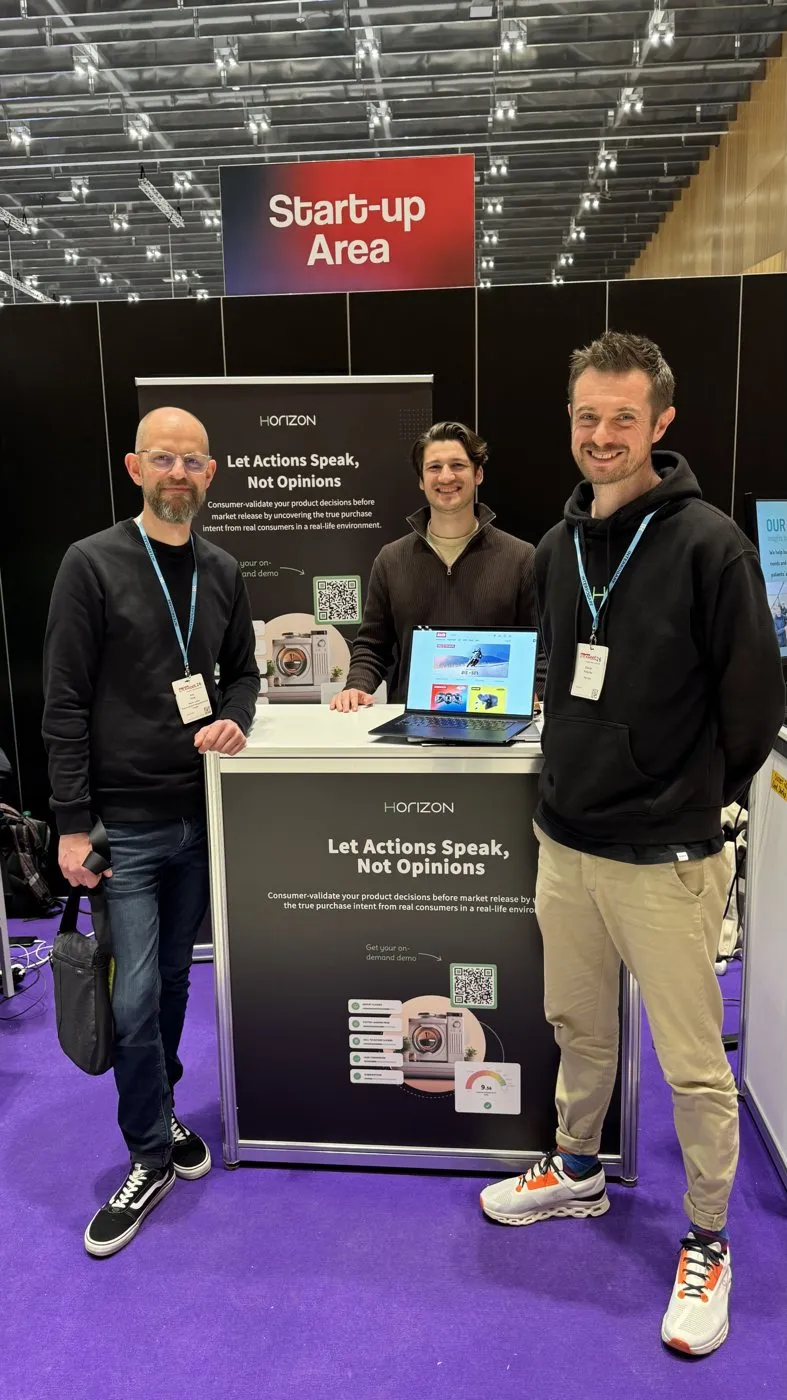 The Horizon team at a trade fair