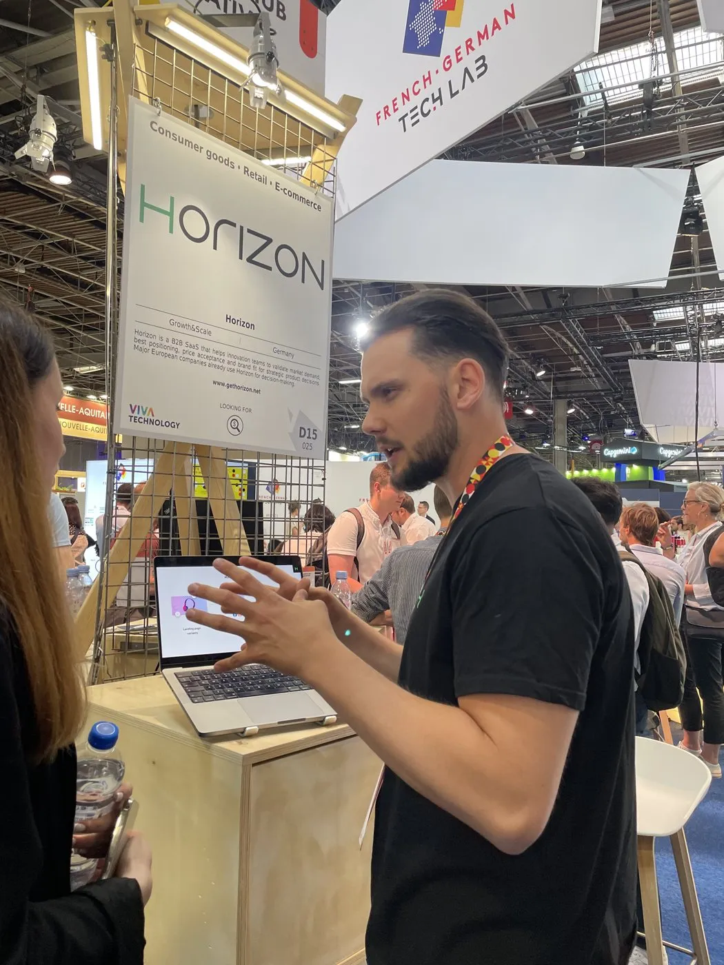 The Horizon team at an event