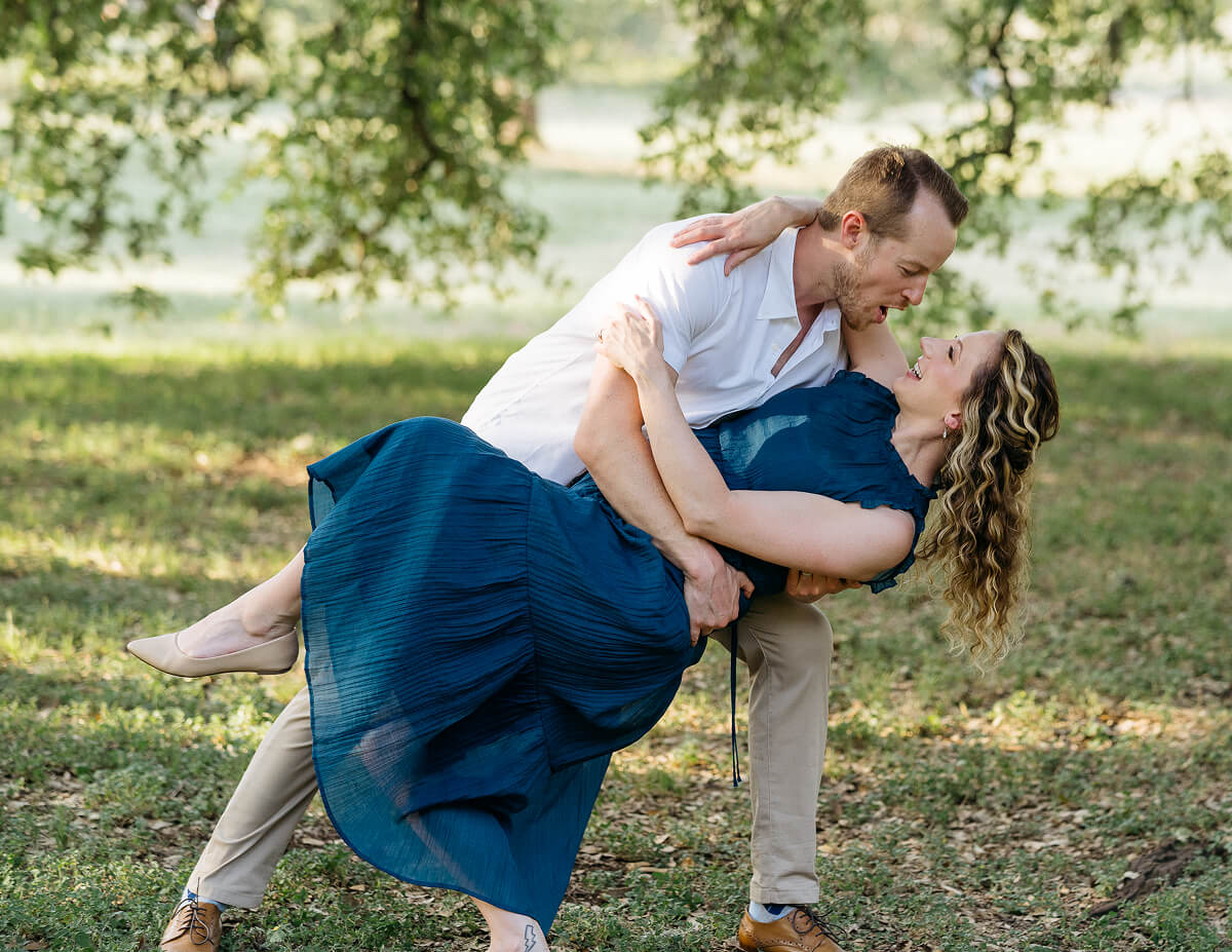 A Golden Hour Maternity Session in Austin