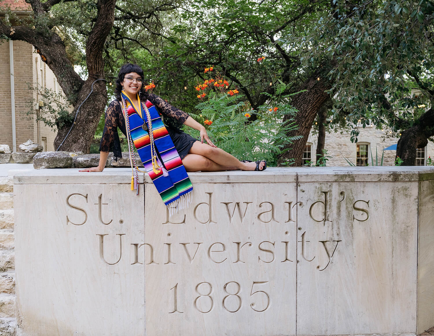 St. Edward's University senior photography session