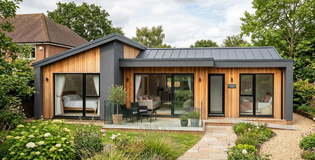 Bespoke garden annexe — interior / alternative view