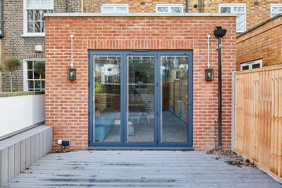 Prefab and modular house extension in North London